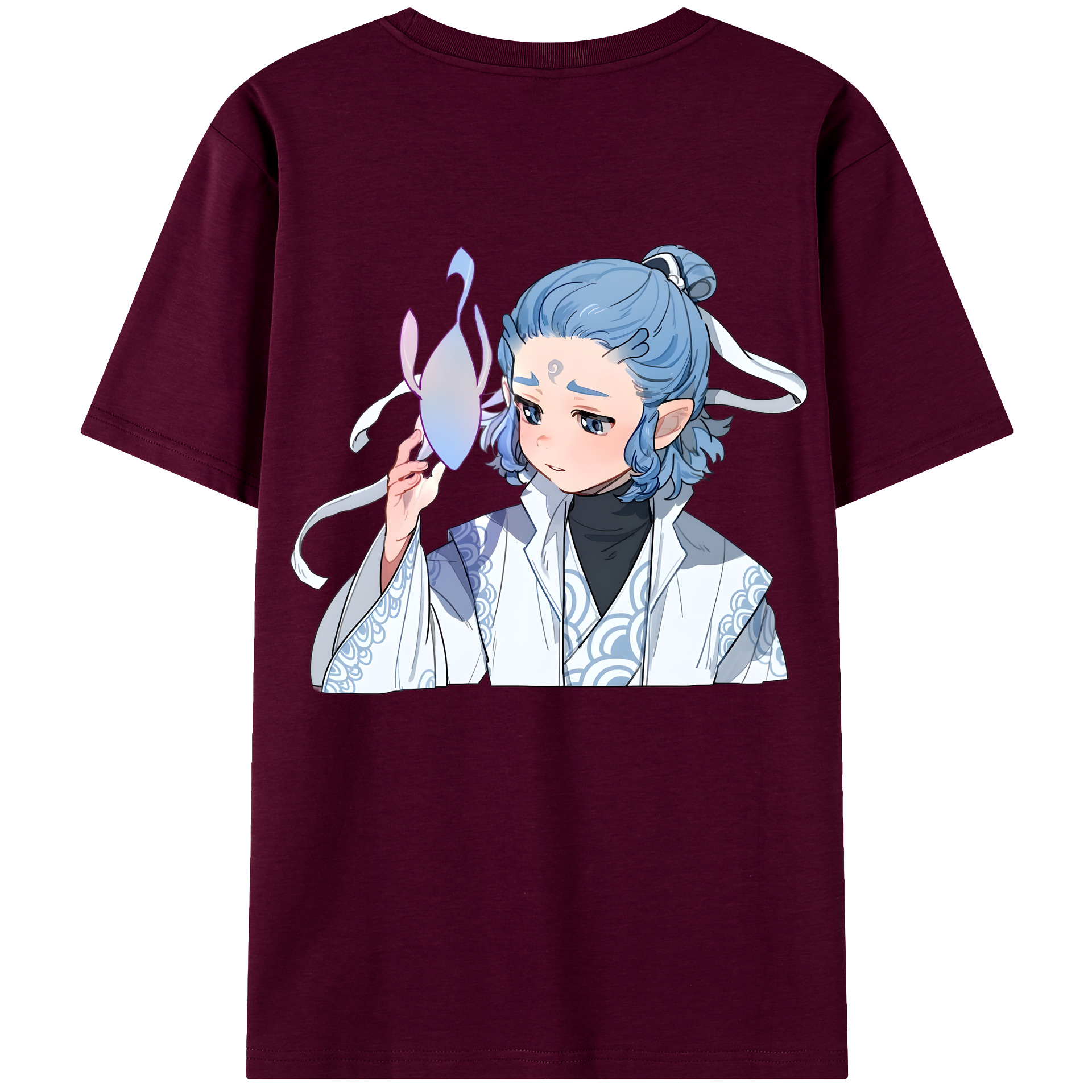 （画像用） Ne Zha 2 ナタ 魔童の大暴れ レディース半袖Tシャツ(バックプリント)